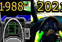 Evolution of Cockpit View in Racing Games