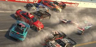 nascar crashing