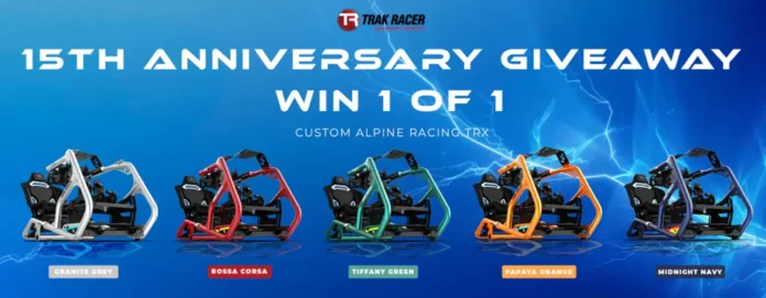 trak racer 15th giveaway trak racer 15th giveaway