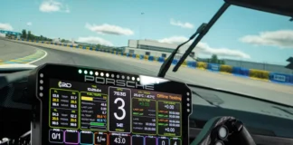 grid 911 gt3 cup dashboard display unit