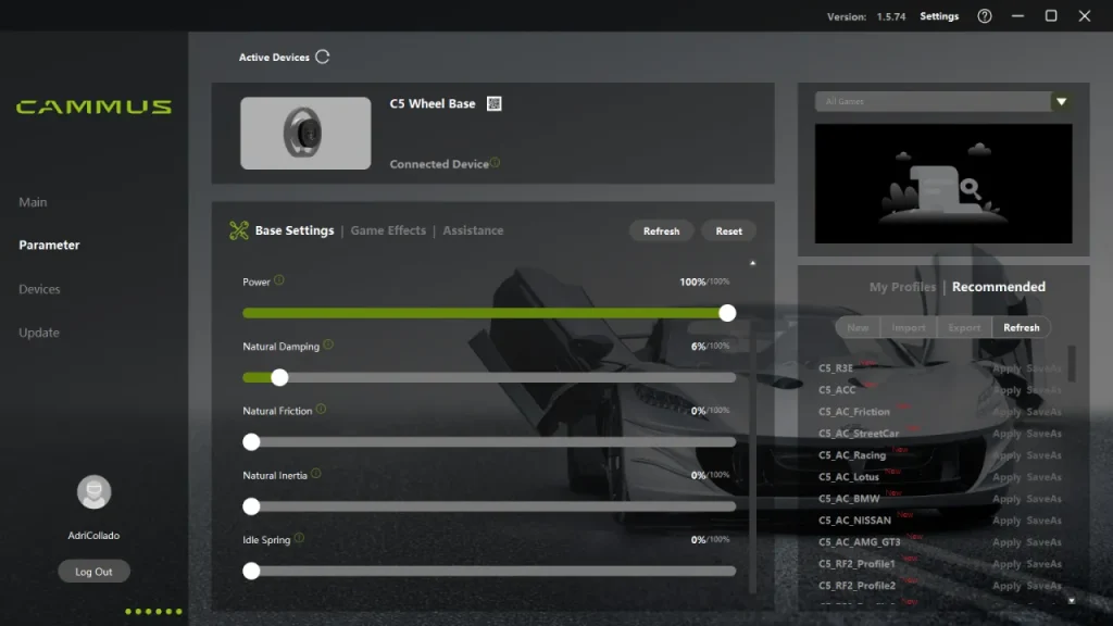 cammus software config cammus software config