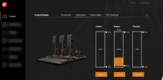 RaceHub Pedal Calibration Asetek SimSports