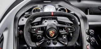 porsche vision gt steering wheel header