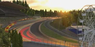 spa ir sunset