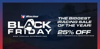 iracing black friday 2024 header