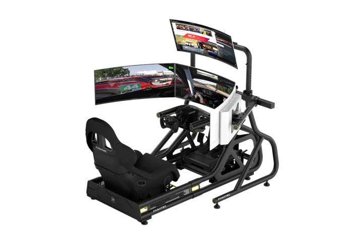 FANATEC Triple Monitor Expansion Kit BLACK 03 compare overheard