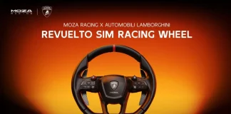 MOZA Racing x Automobili Lamborghini Revuelto