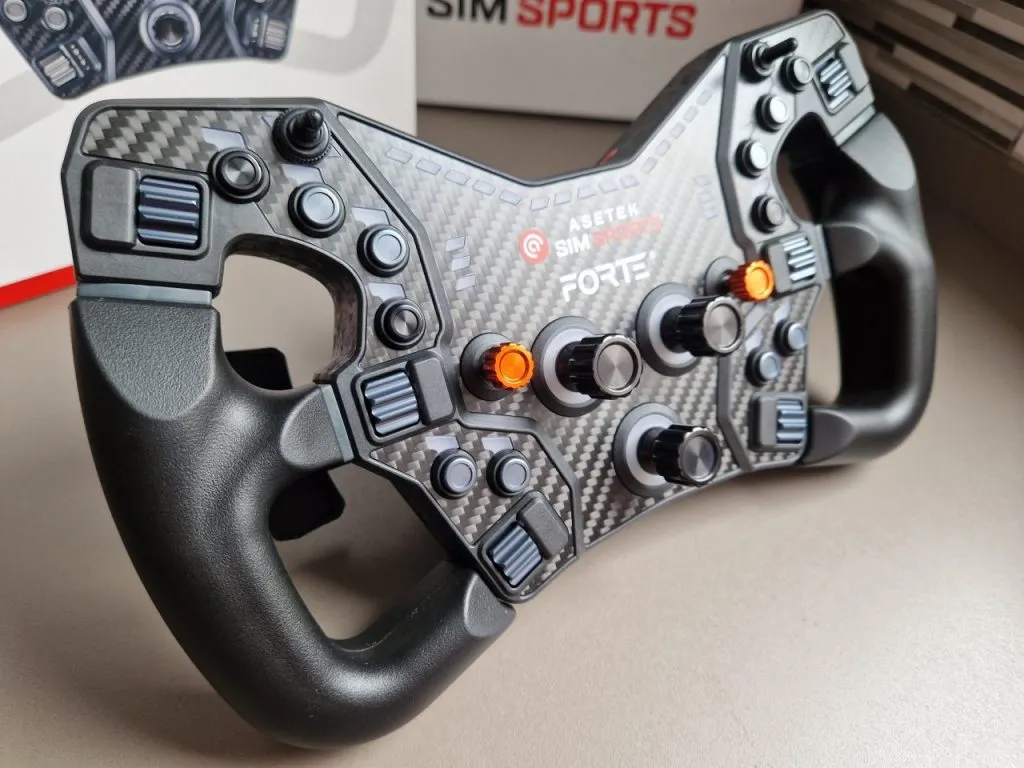 asetek forte formula button box alu review 133311