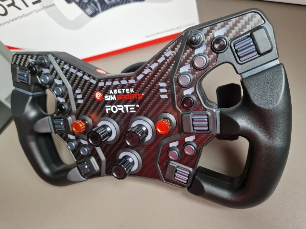 asetek forte formula button box alu review 133323