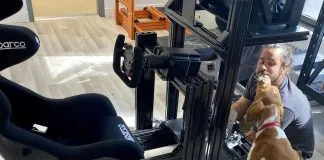 Nobody prepares you for building your first simracing cockpit cockpit dog