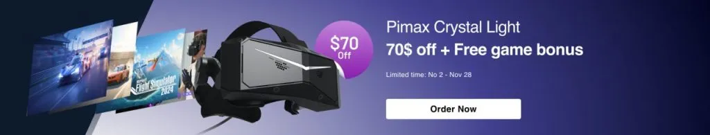 Pimax Black Firday Light 70off Poster