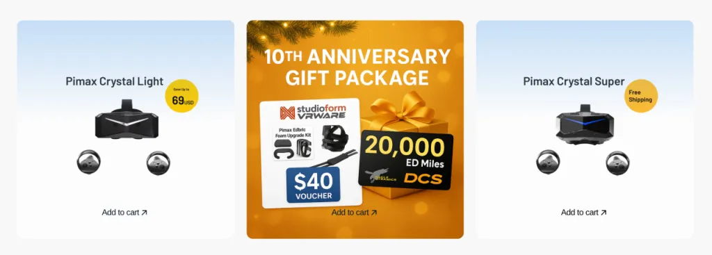 Pimax 10th Anniversary Celebration and XMAS Deal – Pimax Store 12 22 2025 09 29 AM