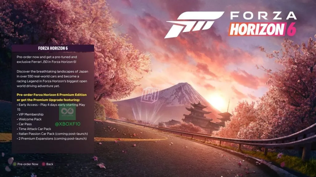 forza horizon 6 release date leak