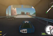 Super Woden GP 3 embraces a chase camera and a simcade approach Super Woden GP 3