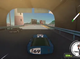 Super Woden GP 3 embraces a chase camera and a simcade approach Super Woden GP 3