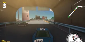 Super Woden GP 3 embraces a chase camera and a simcade approach Super Woden GP 3