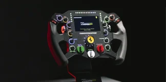Thrustmaster reveals exclusive Ferrari 499P Hypercar sim wheel Ferrari 499P Centenary Winner Edition 2