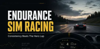 Endurance sim racing cockpit
