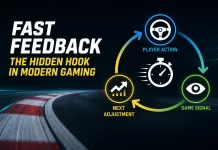 The Hidden Feedback Loops Behind Some of the Most Responsive Racing Games Fast feedback racing game graphic