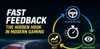 Fast feedback racing game graphic