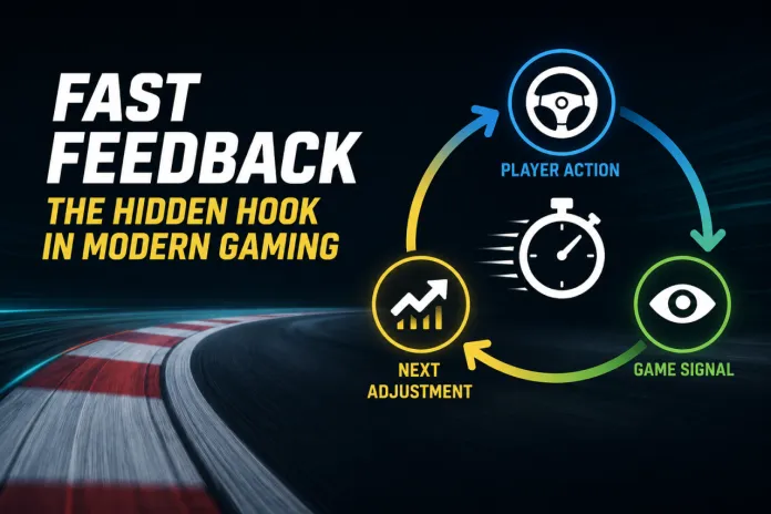 Fast feedback racing game graphic