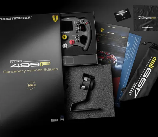 The Thrustmaster Ferrari 499P Hypercar Steering Wheel is already available for preorder thrustmaster 499p steering wheel