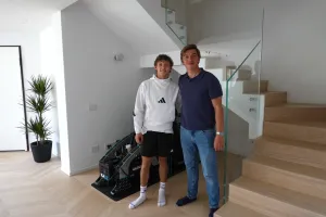 Kimi With Founder Oliver Norris