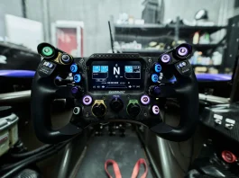 CONSPIT Adapts Its 290 GP Sim Racing Wheel for the Real NXT MK1 EVO Prototype 290 GP Sim Racing Wheel