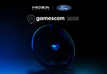 MOZA Racing Teases Ford Mustang GTD Steering Wheel for Gamescom 2026 MOZA Racing Teases Ford Mustang GTD
