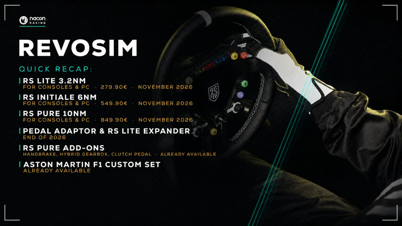 Revosim Nacon 2026 Details