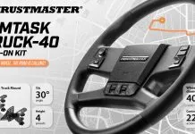 Thrustmaster Reveals 40 cm SimTask Truck-40 Wheel for October 2026 SimTask Truck 40 Add On Kit