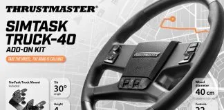 Thrustmaster Reveals 40 cm SimTask Truck-40 Wheel for October 2026 SimTask Truck 40 Add On Kit