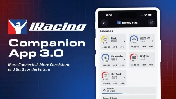 iRacing Companion App 3.0