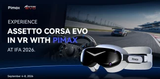 Pimax Dream Air Will Run Assetto Corsa EVO at IFA 2026 ACEVO Pimax