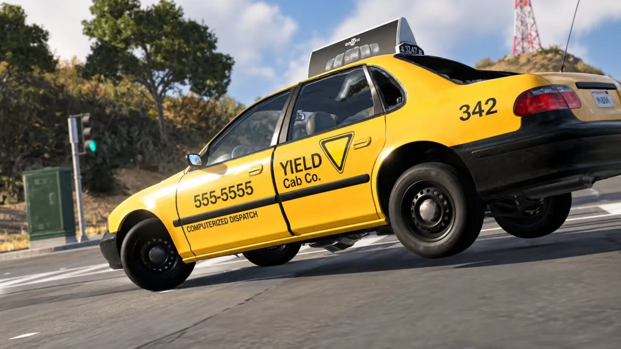 BeamNG.drive PS5 Taxi