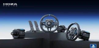 MOZA Racing is unveiling its lineup for PlayStation 5 Moza lineup TGS PS